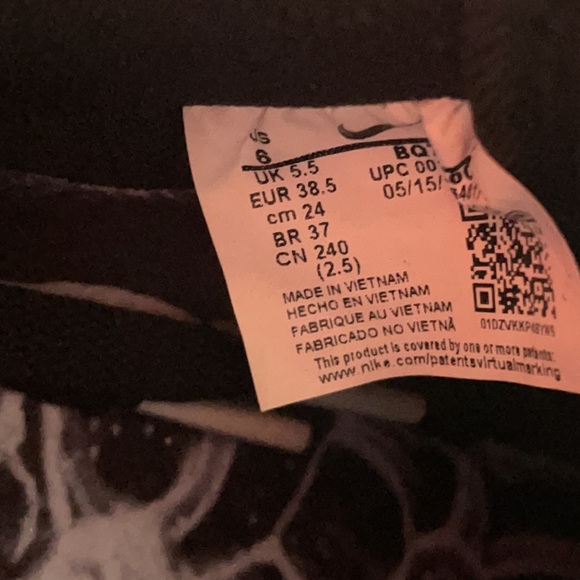 Nike Skeleton Air Force One 6Youth/Mens - Picture 3 of 6